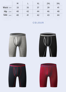 Plus Size <strong>Men's</strong> Breathable Knitted Boxer <strong>Briefs</strong> Underwear Spandex Cotton - Product Image 4