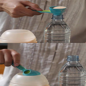 Vida Diária Mess-Free Medição Deslizante Funil Scoop Utensílio Prático para Uso Conveniente - Product Image 4