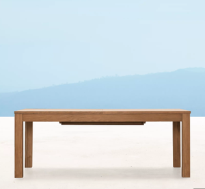 Meubles d'extérieur en bois de luxe moderne, chaise de salle à manger en teck massif, ensemble de table de salle à manger en teck pour l'extérieur - Product Image 2