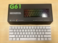 Clavier de Jeu Mécanique Filaire d'Usine OEM 61 Touches Mini à Interrupteurs Bleus, Clavier de Jeu Mécanique Rétroéclairé LED 60% Personnalisé et Détaché