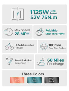 สำหรับ Engwe L20 2.0จั<span class=keywords><strong>ก</strong></span>รยานไฟฟ้าไฮบริดขนาด20ล้อ52V13Ah 750W สำหรับ<span class=keywords><strong>ก</strong></span>ารเดินทางไปช้อปปิ้ง13Ah <span class=keywords><strong>แบตเตอรี่</strong></span>ลิเธียม - Product Image 5