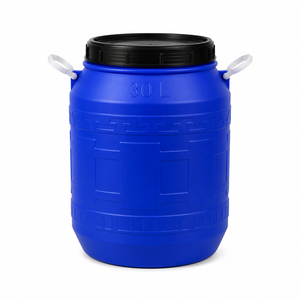 Baril de rangement en plastique durable de 30 L, fabriqué en résine de haute qualité pour le stockage domestique - Product Image 3