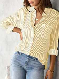 I-0616 Camiseta sin Mangas para Mujer, Estilo Vintage, Casual, para Primavera, Verano y Otoño, Cuello en V, Satén, Ecológica, Transpirable, Poliéster/Algodón - Product Image 3