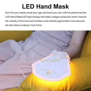 LAMOREVIA 100% máscara de fotones sin UV terapia de luz LED precisión belleza cuidado de la piel rejuvenecimiento de la piel máscara de terapia de luz LED