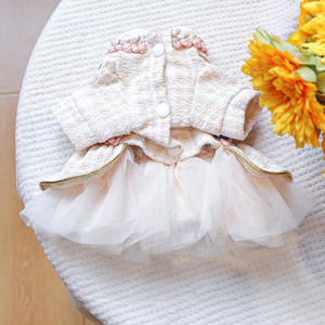 Falda Vestido de Lujo de Princesa para Perros OEM ODM al Por Mayor Ropa Sexy de Encaje para Mascotas Vestido de Boda de Verano para Mascotas - Product Image 3