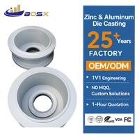Poulie en aluminium moulé sur mesure BOSX, pièces de machine de précision OEM, composant de transmission par courroie industrielle moulé