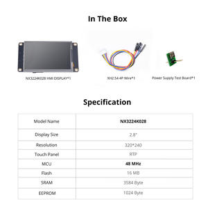 NX3224K028 NEXTION Enhanced Series HMI Touch TFT Display RTP จอแสดงผล LCD แผงหน้าจออัจฉริยะสมาร์ท USART UART อนุกรม F568 - Product Image 6