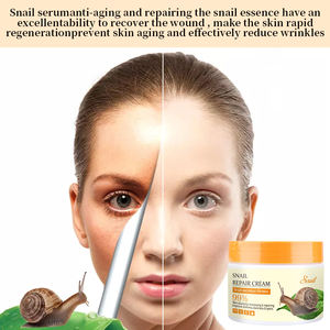 Private Label Slime Slime Collagen Pelembab dan Krim Wajah Pemutih Siput Menghilangkan Jerawat Jerawat Krim Siput - Product Image 3