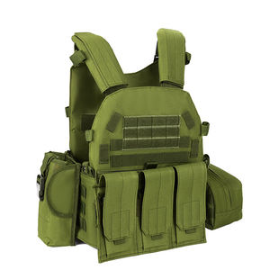 เสื้อกั๊กยุทธวิธีป้องกันส่วนบุคคลปรับได้สำหรับฝึกซ้อมกลางแจ้งโลโก้ออกแบบได้ตามต้องการ - Product Image 1