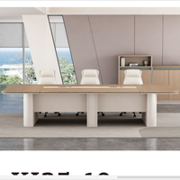 Table et chaise de bureau exécutif modernes et durables en bois avec rangement mural pour usage domestique/commercial