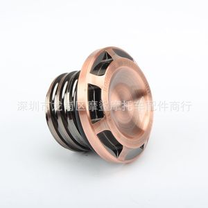 Mochark ฝาถังน้ำมันรถจักรยานยนต์สีดำ electroplated บรอนซ์ CNC ดัดแปลงสำหรับ Harley Davidson dynsoft TAIL XL883 1200 - Product Image 4