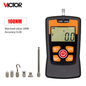 Vencedor 500NM Digital <span class=keywords><strong>Force</strong></span> <span class=keywords><strong>Gauge</strong></span> Pressão Primavera Tensão Tester 100N 500N Pressão Máquina Tênsil Push Pull Meter - Product Image 2