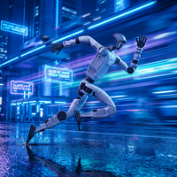 Robot humanoïde G1 Walker Tienkung W à deux mains agiles pour la recherche en IA embarquée, en métal avec fonction Wi-Fi