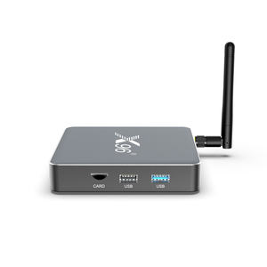 Boîtier <span class=keywords><strong>OTT</strong></span> en gros 2025 Amlogic S905X4 Quad-Core 8K 4K 8 Go de RAM 128 Go de ROM Android 14 avec mini clavier rétroéclairé - Product Image 2