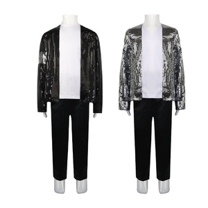Traje de Baile M J para Discoteca y Bar Musical 2026, Disfraz de Actuación Billy King con Sombrero, Guantes y Calcetines - Product Image 1