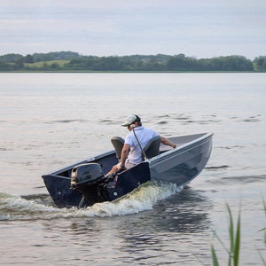 Bateau à fond plat <span class=keywords><strong>en</strong></span> aluminium Kinlife 2026, le plus rapide pour la pêche avec <span class=keywords><strong>console</strong></span> centrale et moteur hors-bord - Prix - Product Image 3