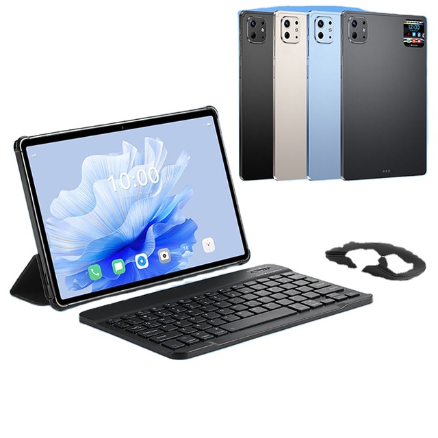 10.1 Inch Android 15 2-in-1 Tablet 16GB RAM 1TB ROM Octa-Core MTK 4G Dual SIM New 1920x1200 Business Study Anti-Dust USB-C