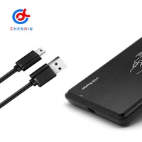 Mifare-lector de tarjetas IC F08, dispositivo sin contacto, 13,56 MHz, HF, compatible con chip IC, lector y escritor USB, el más barato