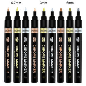 Metalik krom boya kalemi Premium krom kalıcı ayna krom işaretleme kalemleri Anti Fade mürekkep ile - Product Image 1