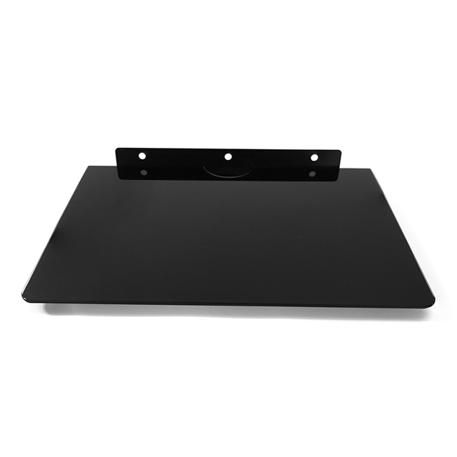 High Quality Q08 Wall Mount Bracket Black Glass Size 340 to 240mm DVD Stand
