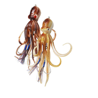 Kits de leurre lumineux Squid jigs 180g200g250g300g Leurres à tête de plomb Trolling Ink Octopus Soft Bait
