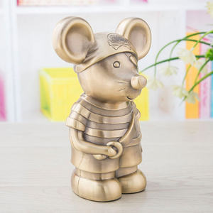 Pot à billets en métal Cadeau du zodiaque pour enfants <span class=keywords><strong>Tirelire</strong></span> souris <span class=keywords><strong>pirate</strong></span> créative <span class=keywords><strong>Tirelire</strong></span> souris jouet mignon - Product Image 6