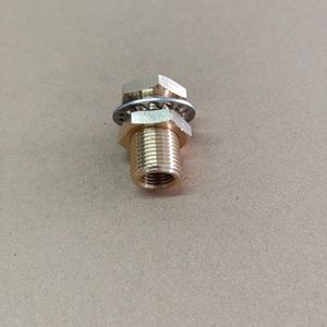 ข้อต่อทองเหลืองแบบ Bulkhead Coupling ของแท้และแบบใหม่ พร้อมเกลียว Bspp Bspt Npt สำหรับสื่ออากาศ รุ่น B466 - Product Image 5