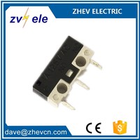 Micro-interrupteur de souris MSW-21 Cherry Mini avec 3 broches PCB 1NO1NC momentané