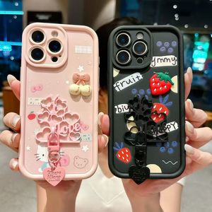 CXY 2026 NOUVEAU DESIGN Porte-cartes magnétique brillant anti-empreintes digitales, étanche et antichoc, motif dessin animé multicolore, avec protection d'écran en TPU - Product Image 2