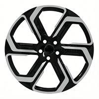Jantes de voiture forgées monobloc CF WHEEL 18x8 19x8.5 5x120 Noir brillant usiné pour Mercedes BMW Performance Racing Modification