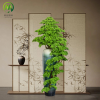 Arbre Bonsaï Artificiel Réaliste, Pin Artificiel Naturel, Faux Cèdre pour la Décoration de la Maison, du Bureau, du Jardin et du Patio