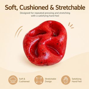 Nouveau produit : Jouet anti-stress réaliste en forme de pastèque, doux, moelleux, façonnable et compressible - Product Image 4