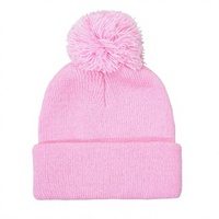 Bonnet en coton à carreaux unisexe avec pompon, tricoté, pour l'hiver, avec logo personnalisé, pour le ski, les voyages en plein air