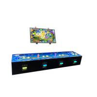 Console de jeu avec support d'accepteur de billets personnalisable, 4 joueurs, console de jeu fish