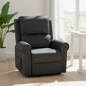 <span class=keywords><strong>Fauteuil</strong></span> inclinable électrique Geeksofa moderne à double moteur avec fonction massage et revêtement en tissu pour la maison, le bureau et le salon - Product Image 1