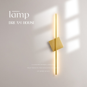 Lámpara de Pared Larga Minimalista de Alta Gama para Sala de Estar que Irradia Luz de Lujo; Decoración de Rejilla para Pared de Fondo de TV; Nueva - Product Image 5