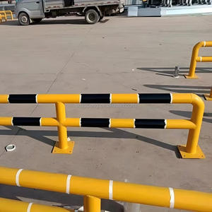 Dissuasore a U in Acciaio, Barriera di Sicurezza Anti-collisione per Parcheggi, Superficie Riflettente ad Alta Intensità, Zincato a Caldo - Product Image 6