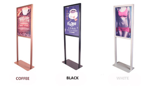 עמוד h-עמודה מסגרת נייר אלומיניום חיצונית לעמוד עם חומר פלדה סימן pvc עבור פרסום - Product Image 2