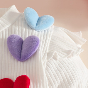 Châu Âu và Mỹ 0-<span class=keywords><strong>3</strong></span>-năm-tuổi bé gái cotton in thoáng khí dài tay áo Pit tình yêu nút Bow chia váy Beret phù hợp với - Product Image 4