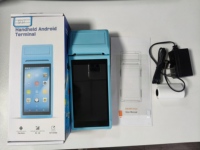 Terminal de point de vente mobile tout-en-un Android 11, 5,5'', 2G 16G, avec imprimante de reçus pour système de commande de restaurant