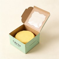 Emballage personnalisé pour gâteaux et desserts sucrés, vente en gros, boîtes en carton de qualité alimentaire pour biscuits, gaufres et desserts, contenants alimentaires personnalisés à emporter