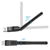 Pixlink adaptor Wifi, peralatan kartu jaringan nirkabel 2.4Ghz Dongle MT7601 USB Wifi