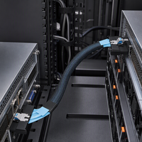 Câble de serveur SKS MCIO 8X SAS pour contrôleur RAID d'ordinateur, backplane de stockage, 0,5m-0,8m, conducteur en cuivre pur, gaine en PVC
