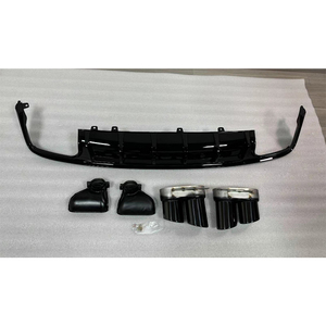 Chất Lượng Cao Xe Cơ Thể <span class=keywords><strong>Kit</strong></span> Nâng Cấp Phía Sau Lip <span class=keywords><strong>S</strong></span>-<span class=keywords><strong>Line</strong></span> Phía Sau Bumper Khuếch Tán Với Đuôi Xe Cho Audi A6 C8 Để S6 Phong Cách 2019-2024 - Product Image 5