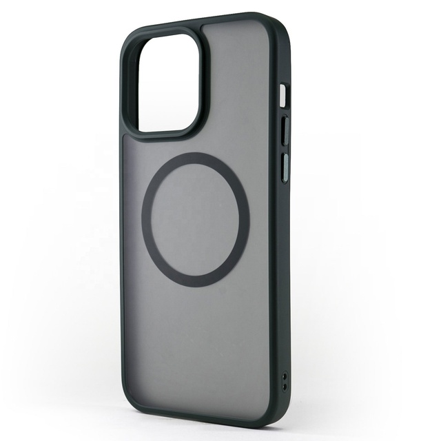 Frosted Matte Wireless Charger Magnetic Phone Case High Quality Anti-Fingerprint Magnetic for iphone 13 14 15 16