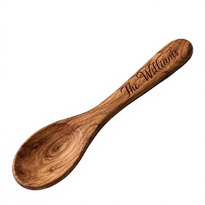 Juego de 6 Cucharas para Servir Arroz de Madera WOQI, Resistentes al Calor, Aptas para Lavavajillas y Microondas, Utensilios de Cocina que Protegen las Sartenes - Product Image 1