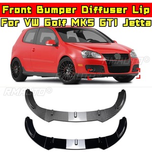 For VW Golf MK5 GTI Jetta Body Kit Front Bumper Spoiler Front Bumper <b>Splitter</b> <b>Lip</b> Spoiler Protector Cover Apron Car Accessories - Product Image 1