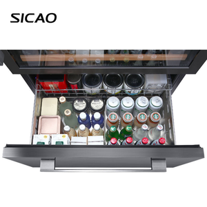 Refrigerador de Vino Comercial Vertical Integrado para Restaurantes con Puerta de Espuma Sólida - Product Image 4