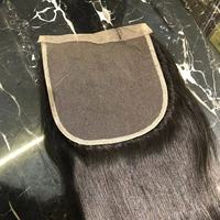 Venta al por mayor de extensiones de cabello humano 100% Remy con cierre frontal transparente HD, lisas, pre-arrancadas y con nudos decolorados para mujer