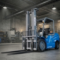 Forklift Listrik Liftron CPD40D 4000kg, Peralatan Gudang, Produktivitas Beban Berat